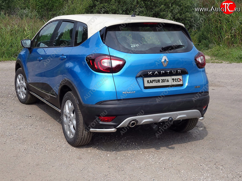 10 799 р. Защита заднего бампера (уголки, d42,4 мм) TCC Renault Kaptur дорестайлинг (2016-2020)  с доставкой в г. Нижний Новгород