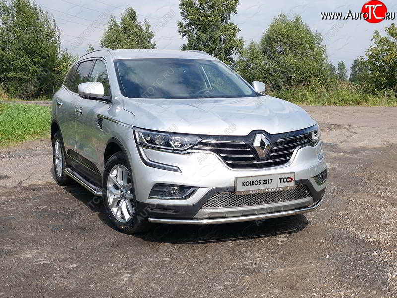 15 549 р. Защита переднего бампера нижняя 42,4 мм ТСС Тюнинг  Renault Koleos  2 (2016-2024)  с доставкой в г. Нижний Новгород