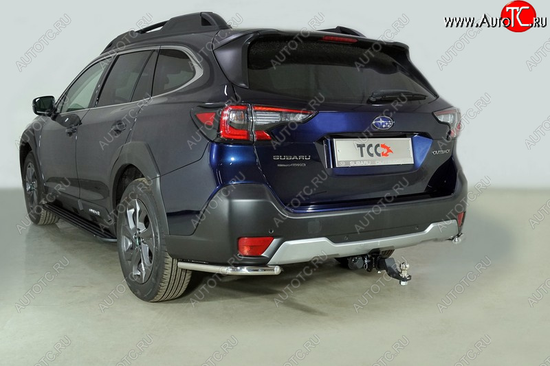 18 399 р. Защита заднего бампера (уголки, d42,4 мм) TCC  Subaru Outback  BT (2019-2024) универсал  с доставкой в г. Нижний Новгород