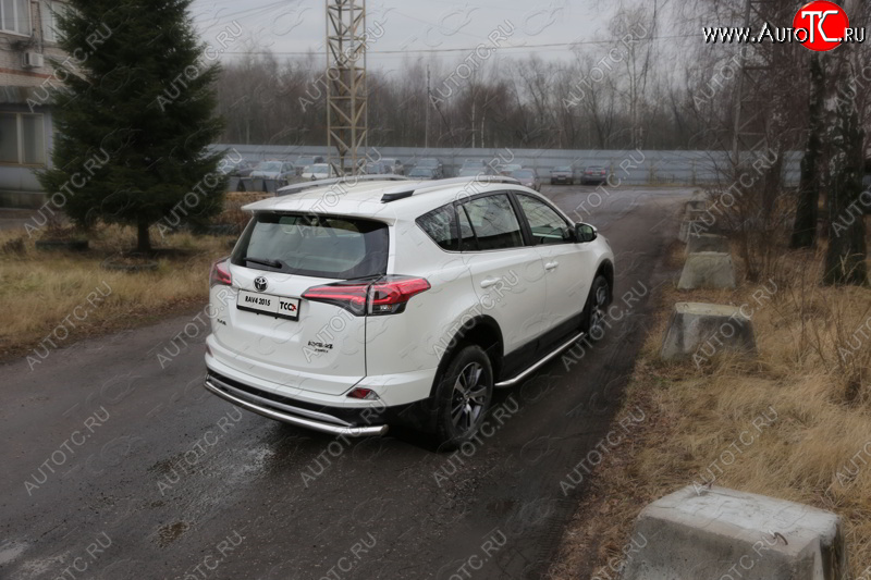 19 999 р. Защита задняя (центральная нержавейка 60,3 мм) ТСС Тюнинг  Toyota RAV4  XA40 (2015-2019) 5 дв. рестайлинг  с доставкой в г. Нижний Новгород