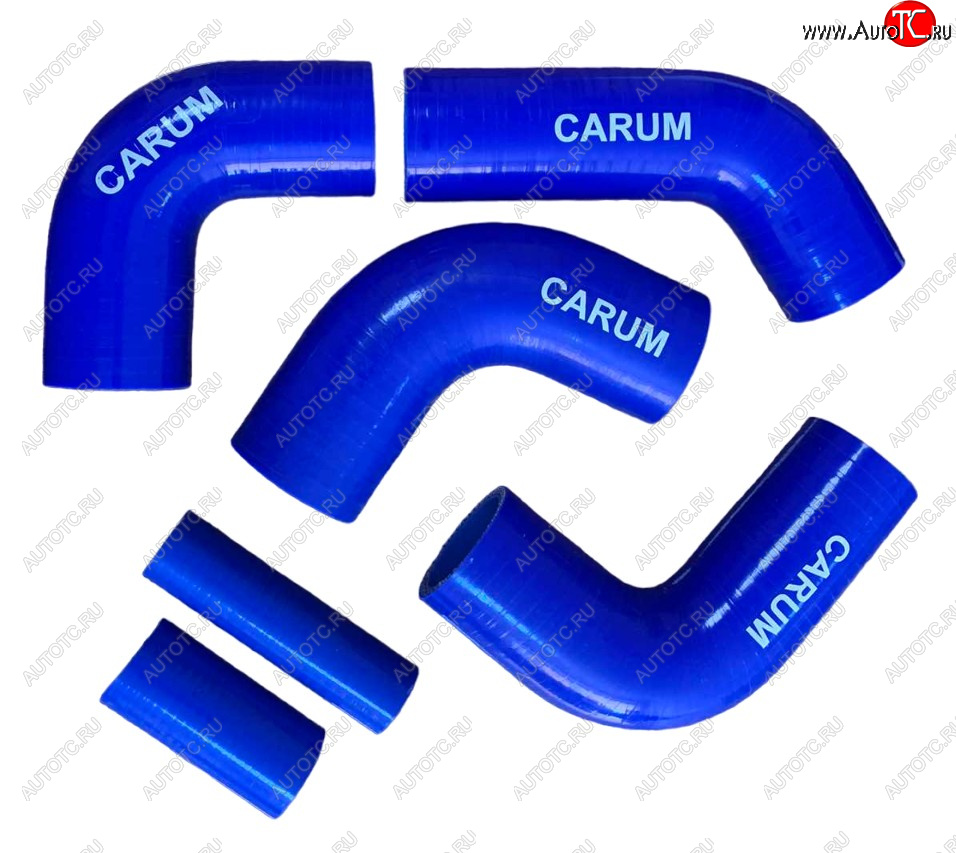 1 639 р. Комплект патрубков силиконовых радиатора дв.ЗМЗ-405 Ев-2 (6шт) помпа с электромуфтой. Толщина стенки патрубка 5 мм, армирование 4 нити CARUM  ГАЗ ГАЗель ( 3302,  3302,Бизнес) (1994-2024) дорестайлинг шасси, 1-ый рестайлинг бортовой , 2-ой рестайлинг шасси  с доставкой в г. Нижний Новгород