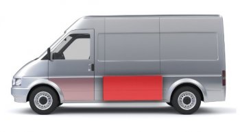 1 889 р. Левая средняя боковая панель (ремонтная) Wisentbull Fiat Ducato 230 (1994-2002)  с доставкой в г. Нижний Новгород. Увеличить фотографию 1