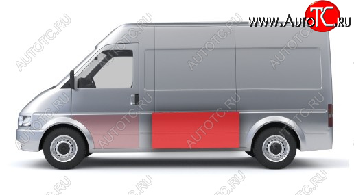 1 889 р. Левая средняя боковая панель (ремонтная) Wisentbull Fiat Ducato 230 (1994-2002)  с доставкой в г. Нижний Новгород