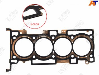 Прокладка ГБЦ DG4KJ 2,4 металл DYG Hyundai (Хюндаи) Santa Fe (Санта) ( DM,  TM) (2015-2022),  Sonata (Соната)  LF (2014-2019), KIA (КИА) Optima (Оптима)  4 JF (2015-2018),  Sorento (соренто)  UM/Prime (2014-2020)