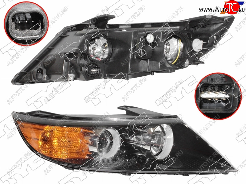 18 749 р. Фара правая (галоген, с корректором) TYC KIA Sorento XM дорестайлинг (2009-2012)  с доставкой в г. Нижний Новгород