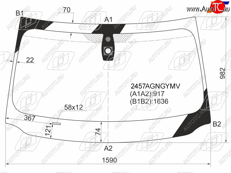 8 399 р. Стекло лобовое (Датчик дождя) FUYAO  BMW 7 серия  F01-F04 (2008-2015) седан  с доставкой в г. Нижний Новгород