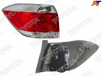 Фонарь задний левый TOYOTA Toyota (Тойота) Highlander (Хайлэндер)  XU40 (2010-2013) XU40 рестайлинг