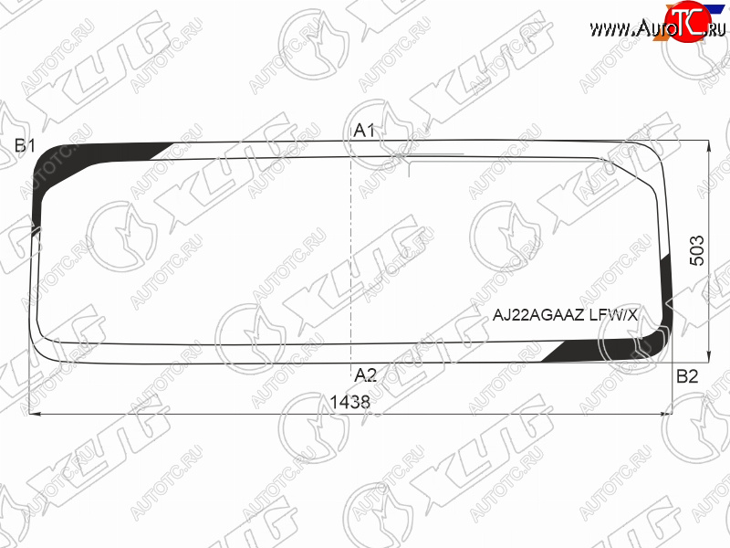 10 399 р. Стекло лобовое (Антенна) XYG  Jeep Wrangler  JL (2018-2024)  с доставкой в г. Нижний Новгород