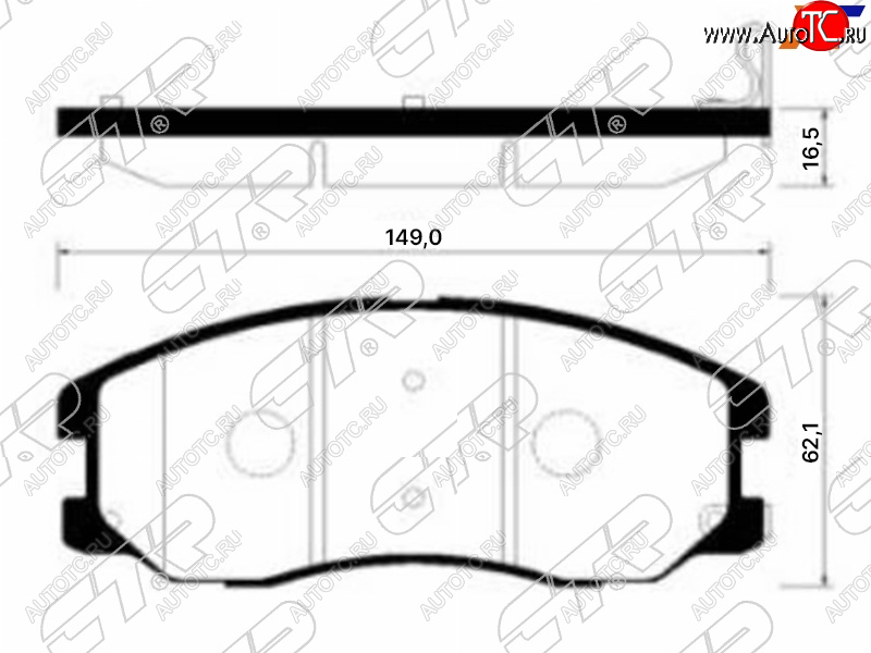 2 479 р. Колодки тормозные передние FL-FR SAT  Chevrolet Captiva (2006-2016), Opel Antara (2006-2015)  с доставкой в г. Нижний Новгород