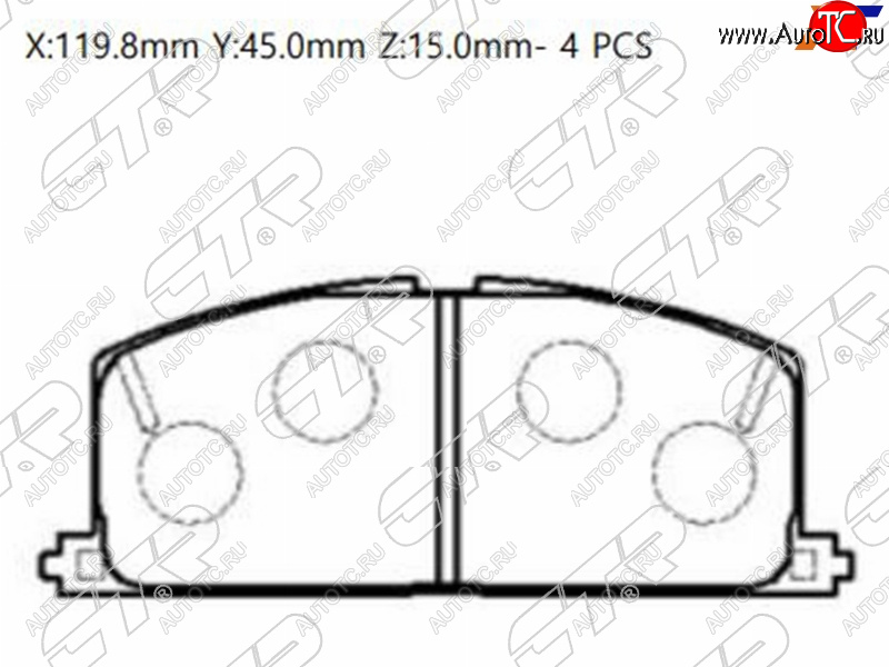 1 759 р. Колодки тормозные перед FL-FR SAT Toyota Corolla E150 седан рестайлинг (2009-2013)  с доставкой в г. Нижний Новгород