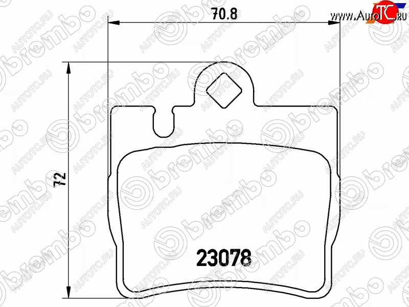 4 089 р. Колодки тормозные задние RH-LH SAT  Mercedes-Benz S class  W220 (1998-2005)  с доставкой в г. Нижний Новгород