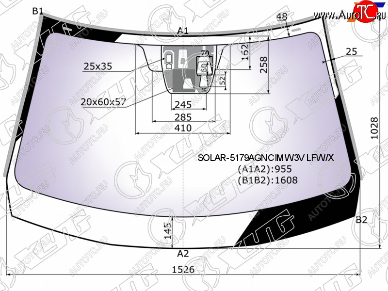 27 199 р. Стекло лобовое (Атермальное Три камеры Датчик дождя Молдинг) XYG  Mazda CX-5  KE (2011-2017) дорестайлинг, рестайлинг  с доставкой в г. Нижний Новгород