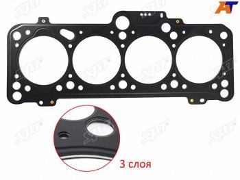 1 099 р. Прокладка ГБЦ SAT  Audi 80 (B2 купе,  B3,  B4), Skoda Felicia, Volkswagen Felicia  с доставкой в г. Нижний Новгород. Увеличить фотографию 1