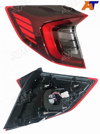 Фонарь задний левый (внешний, LED) SAT Hyundai (Хюндаи) Sonata (Соната)  DN8 (2019-2022) DN8