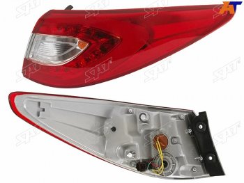 Фонарь задний правый (внешний, LED) SAT Hyundai (Хюндаи) IX35 (ИX35)  LM (2009-2013) LM дорестайлинг