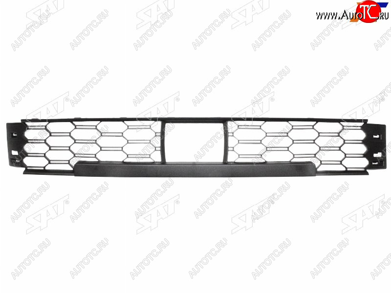 1 429 р. Нижняя решетка переднего бампера SAT  Skoda Rapid  MK2 (2019-2024) (под датчик дистанции)  с доставкой в г. Нижний Новгород