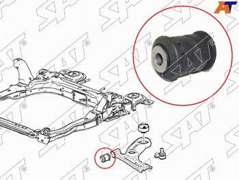 329 р. Сайлентблок рычага передний FR SAT  Chevrolet Aveo  T300 (2011-2015), Chevrolet Cobalt (2011-2019), Ravon R4 (2016-2020)  с доставкой в г. Нижний Новгород. Увеличить фотографию 1