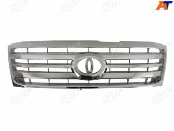 Решетка радиатора SAT Toyota (Тойота) Land Cruiser (Лэнд)  100 (2005-2007) 100 2-ой рестайлинг  (хром)