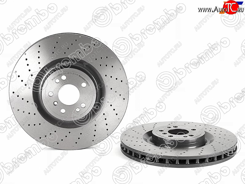 11 599 р. Диск тормозной передний Ø 375mm BREMBO Mercedes-Benz ML class W166 (2011-2015)  с доставкой в г. Нижний Новгород