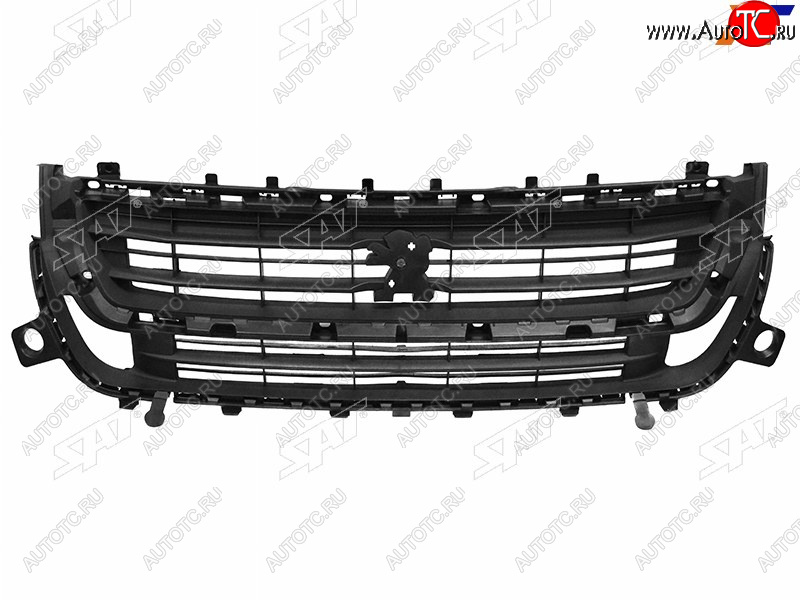 6 999 р. Решетка радиатора SAT  Peugeot Partner  B9 (2015-2018) 2-ой рестайлинг (неокрашенная)  с доставкой в г. Нижний Новгород