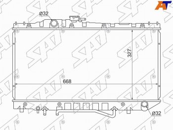 Радиатор SAT Toyota (Тойота) Corona (Корона)  T190 (1992-1994) T190 седан дорестайлинг
