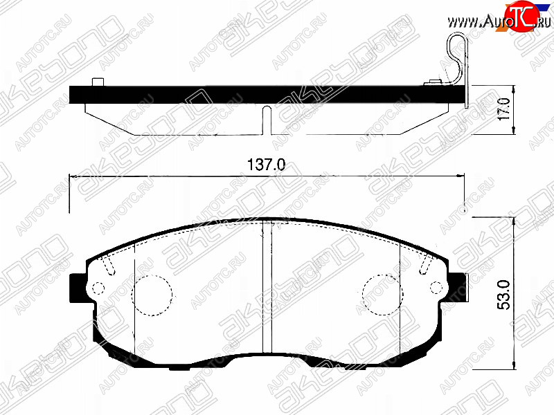 2 199 р. Колодки тормозные перед FR-FL SAT  Nissan Juke  1 YF15 - Teana  2 J32  с доставкой в г. Нижний Новгород