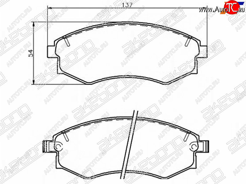 1 999 р. Колодки тормозные передние FR-FL SAT   Hyundai Elantra ( XD,  XD2) (2000-2010), Hyundai Sonata ( Y3,  EF) (1993-2001), Nissan Murano  1 Z50 (2002-2009), SSANGYONG Rexton ( Y200,  Y250,  Y290,  Y400) (2001-2023)  с доставкой в г. Нижний Новгород