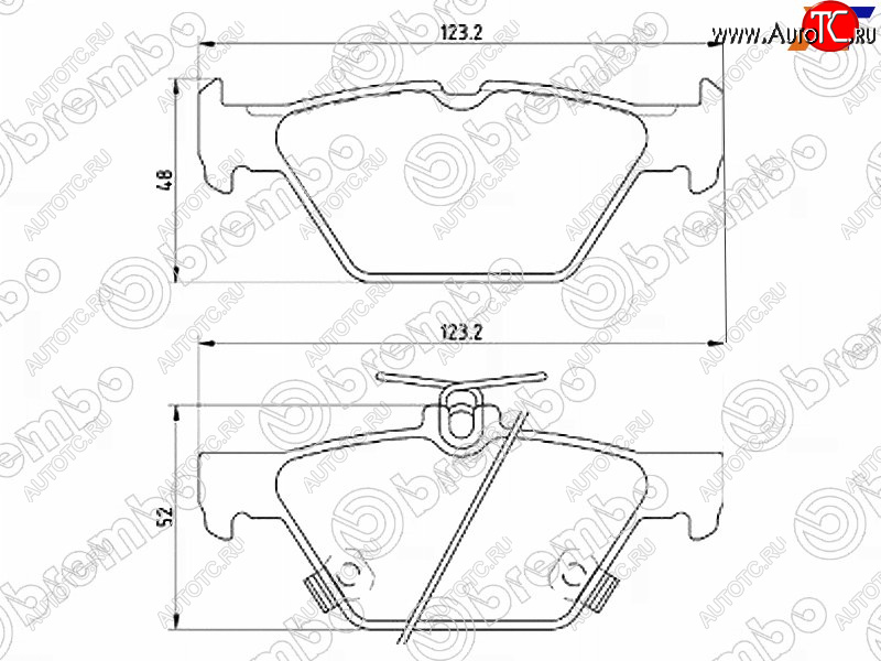 5 599 р. Колодки тормозные задние RH-LH SAT Subaru Outback BS/B15 дорестайлинг универсал (2014-2018)  с доставкой в г. Нижний Новгород