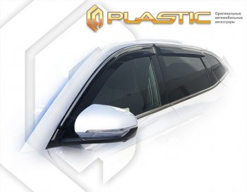 1 759 р. Дефлектора окон CA-Plastic  BYD Song Plus (2020-2024) дорестайлинг (classic полупрозрачный, без хром. молдинга)  с доставкой в г. Нижний Новгород. Увеличить фотографию 1