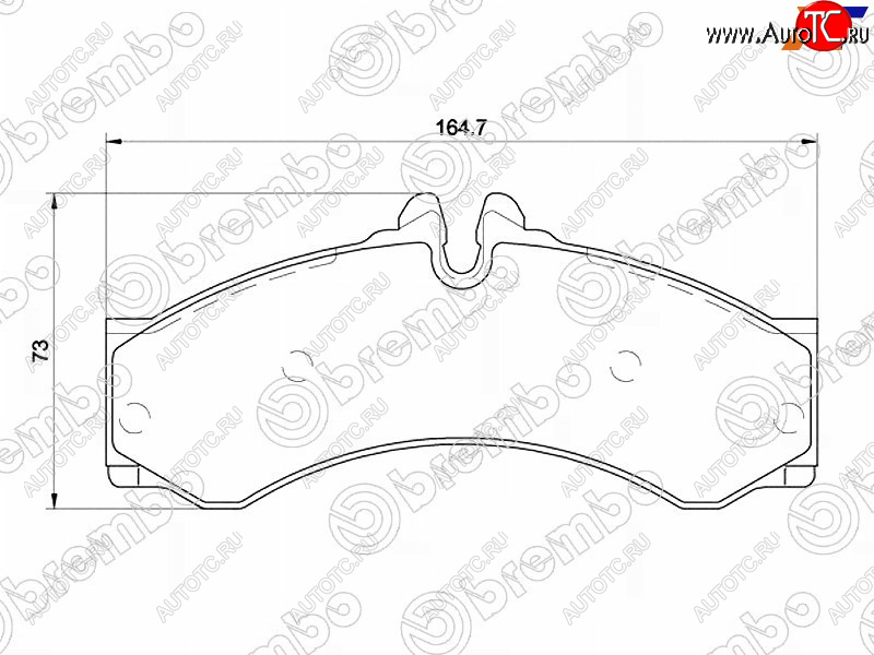 5 349 р. Колодки тормозные перед FL-FR SAT  Mercedes-Benz Sprinter ( W901,  W906) (1995-2018) рестайлинг  с доставкой в г. Нижний Новгород