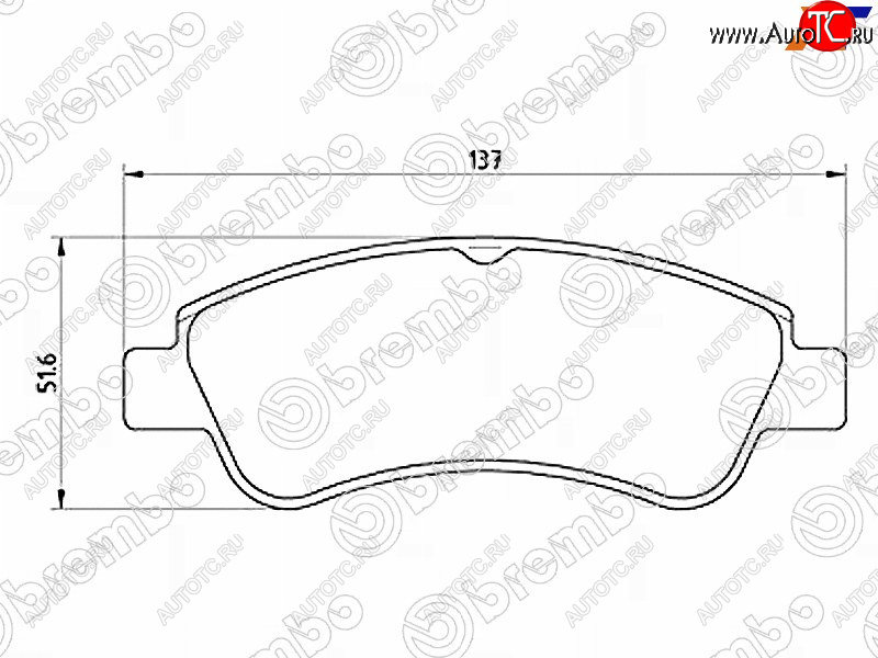 2 899 р. Колодки тормозные передние FL-FR SAT Peugeot Partner B9 1-ый рестайлинг (2012-2015)  с доставкой в г. Нижний Новгород