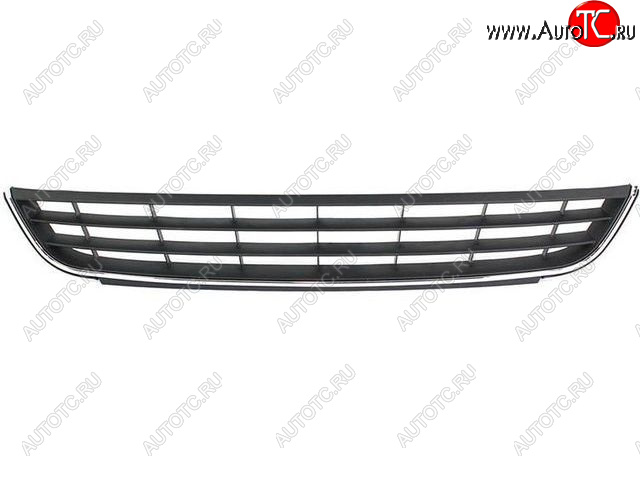 1 269 р. Центральная решетка переднего бампера BodyParts  Volkswagen Jetta  A6 (2011-2015) седан дорестайлинг (молдинг хром)  с доставкой в г. Нижний Новгород