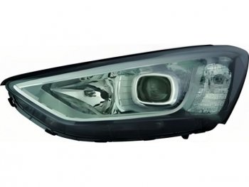 Левая фара (корректор, линзован) BODYPARTS Hyundai Santa Fe DM дорестайлинг (2012-2016)