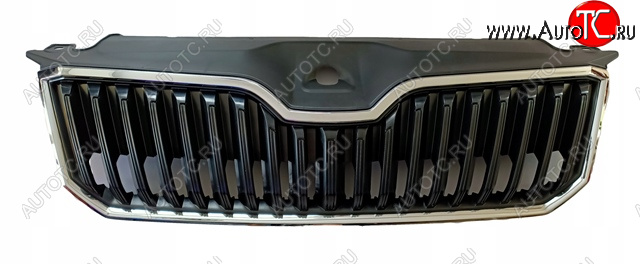 6 999 р. Решетка радиатора (пр-во Китай) BODYPARTS  Skoda Superb ( B8 (3V),  B8 (3V5)) (2015-2019) лифтбэк дорестайлинг, универсал дорестайлинг (молдинг хром)  с доставкой в г. Нижний Новгород