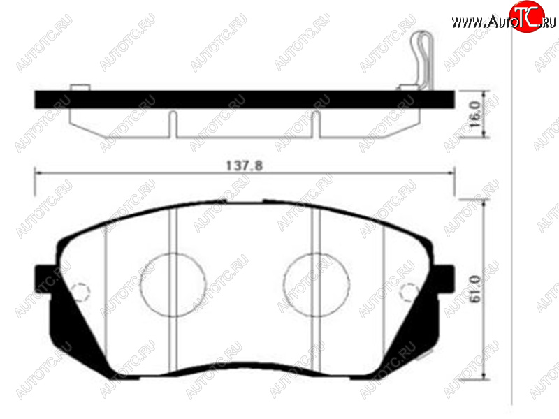 2 499 р. Колодки тормозные передние FR-FL SAT   Hyundai I40  1 VF - IX35 ( LM,  NU)  с доставкой в г. Нижний Новгород