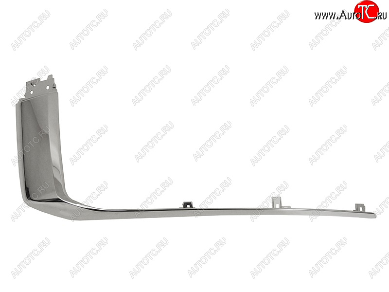 4 499 р. Правый молдинг переднего бампера (верхний) SAT Mitsubishi L200 5 KK,KL рестайлинг (2018-2022) (хром)  с доставкой в г. Нижний Новгород