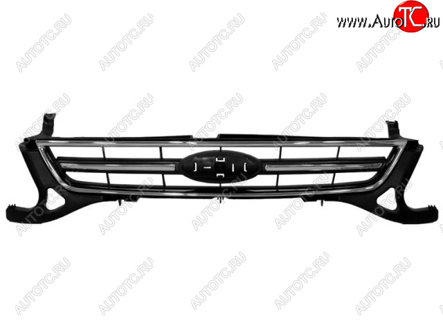 0 р. Решетка радиатора (пр-во Китай) CHINA Ford Mondeo Mk4,BD рестайлинг, седан (2010-2014) (хром)  с доставкой в г. Нижний Новгород