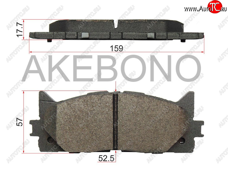 2 999 р. Колодки тормозные передние FL-FR SAT  Toyota Camry ( XV40,  XV50) (2006-2014) дорестайлинг, рестайлинг, дорестайлинг  с доставкой в г. Нижний Новгород