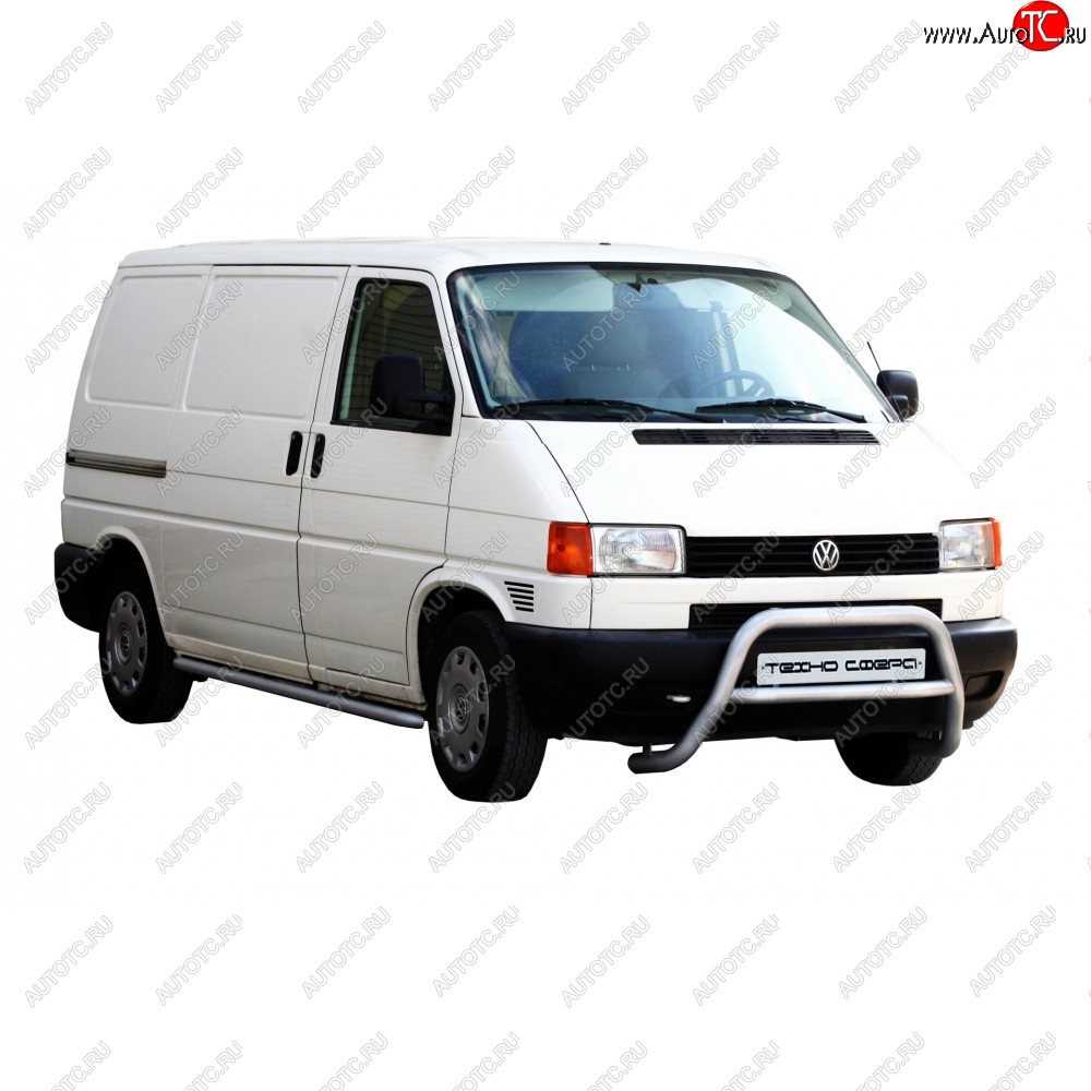 26 999 р. Передок нержавейка d63.5, Техно Сфера  Volkswagen Transporter  T4 (1990-2003) дорестайлинг, рестайлинг (Нержавейка)  с доставкой в г. Нижний Новгород