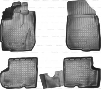 1 р. Ковер литьевой салонный ПЛ Norplast Nissan Terrano D10 дорестайлинг (2013-2016) (черный)  с доставкой в г. Нижний Новгород. Увеличить фотографию 1