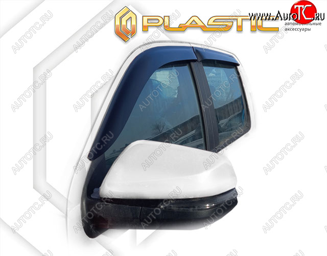 2 099 р. Ветровики дверей CA-Plastic  JAC T8 PRO (2020-2024) (Classic полупрозрачный)  с доставкой в г. Нижний Новгород