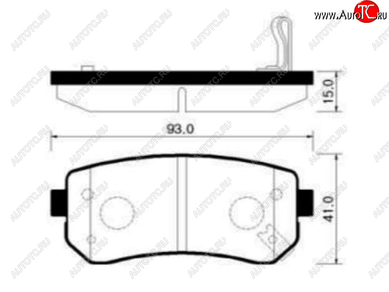 1 539 р. Колодки тормозные задние LH-RH SAT  Hyundai Creta (GS), Tucson (TL,  NX4), KIA Ceed (1 ED,  2 JD,  3 CD), Cerato (2 TD,  3 YD,  4 BD), Rio (2 JB), Sportage (2 JE,KM,  3 SL,  4 QL,  5 NQ5)  с доставкой в г. Нижний Новгород