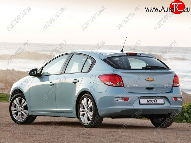 2 989 р. Задняя левая ремонтная арка AUTOFERRUM Chevrolet Cruze J305 хэтчбек дорестайлинг (2009-2012) (Холоднокатаная сталь 0,8 мм)  с доставкой в г. Нижний Новгород