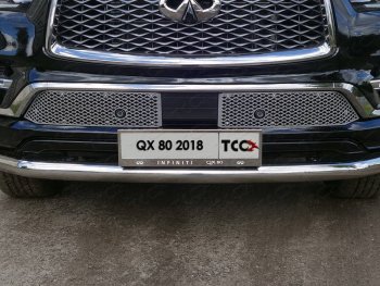 Рамка гос. номера ТСС Тюнинг INFINITI (Инфинити) QX80 (КуХ80)  Z62 (2018-2024) Z62 2-ой рестайлинг ()