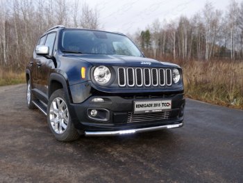 Рамка гос. номера ТСС Тюнинг Jeep Renegade (2015-2025) ()