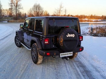 Рамка гос. номера ТСС Тюнинг Jeep (Джип) Wrangler (Вранглер)  JL (2018-2024) JL 3 дв. дорестайлинг