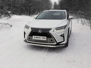 6 249 р. Рамка гос. номера ТСС Тюнинг Lexus RX 200T AL20 дорестайлинг (2015-2017) (нержавейка)  с доставкой в г. Нижний Новгород. Увеличить фотографию 1