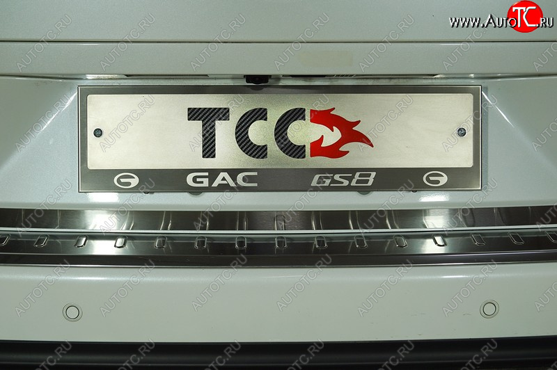 2 669 р. Рамка гос. номера ТСС Тюнинг  GAC GS8 (2016-2023) (нержавейка)  с доставкой в г. Нижний Новгород