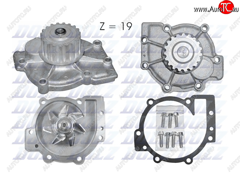 3 599 р. Насос системы охлаждения DOLZ  Ford Mondeo, Volvo S60 (RS,RH седан,  FS седан), XC90 (C,  L)  с доставкой в г. Нижний Новгород