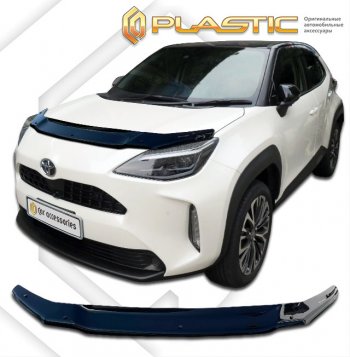 Дефлектор капота CA-Plastic Toyota (Тойота) Yaris (Ярис)  XP210 (2020-2024) XP210 хэтчбэк 5 дв. дорестайлинг